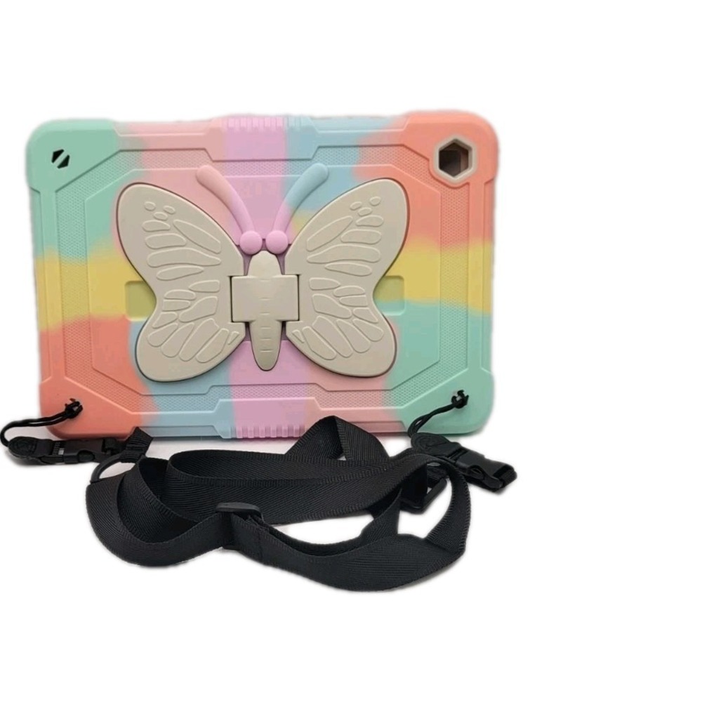 Cover for Samsung Galaxy Tab A11+‎ Plus/A9+ Plus 11" Butterfly Stand Case Strap